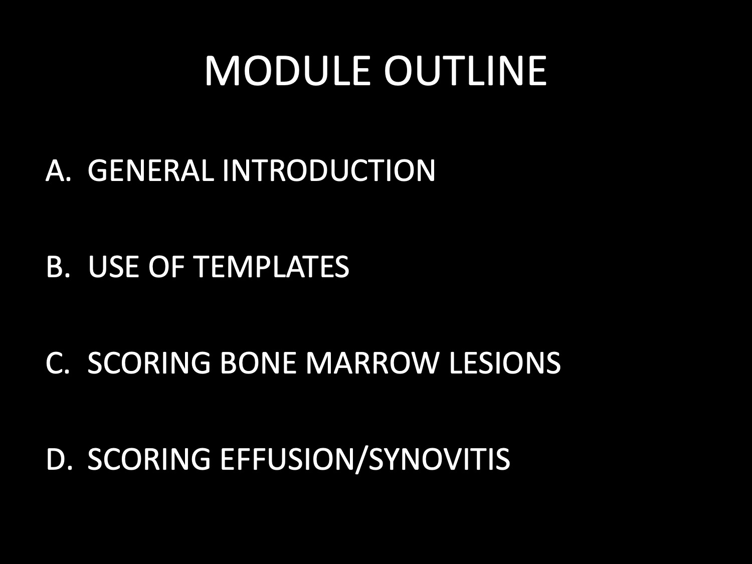 Review of OMERACT KIMRISS Scoring Methodology with Examples Slide
