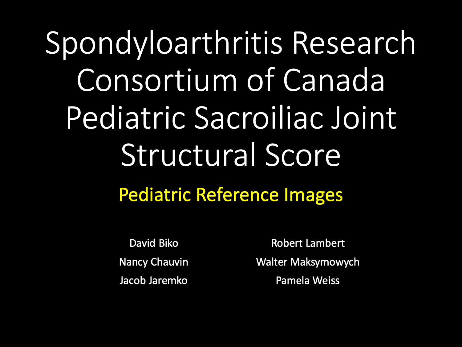 Review of Paediatric SSS Scoring Methodology with Examples Slide